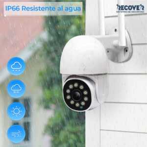 Cámara PTZ de seguridad (resiste lluvia y sol) FULL HD 1080P Robótica Domo