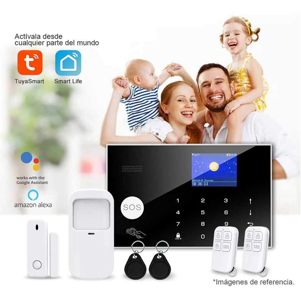 Kit Alarma Hogar Inalambrica Profesional Ip Camaras Wifi App Celular  Videoverificacion Integrada